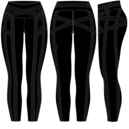 PowerBand Resistance 7/8 Leggings (Reversible Wear)