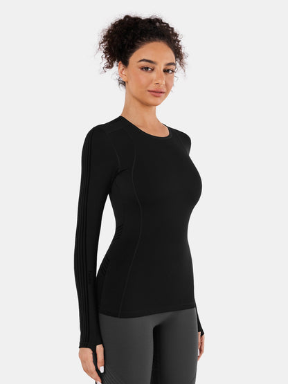 PowerBand Resistance Long Sleeve Top | Mova Studio