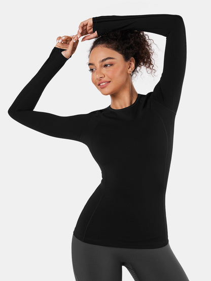PowerBand Resistance Long Sleeve Top | Mova Studio