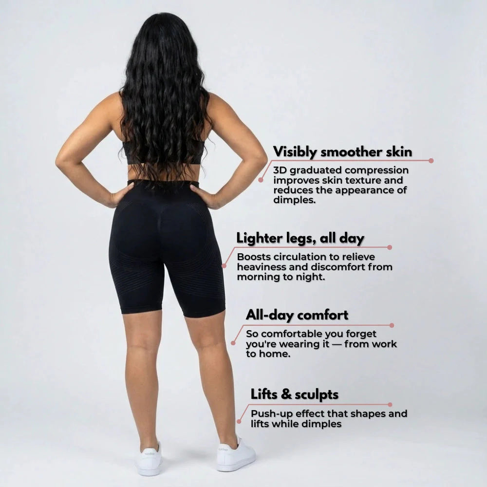 Mova 3D Short Legging – Classic Black | Mova