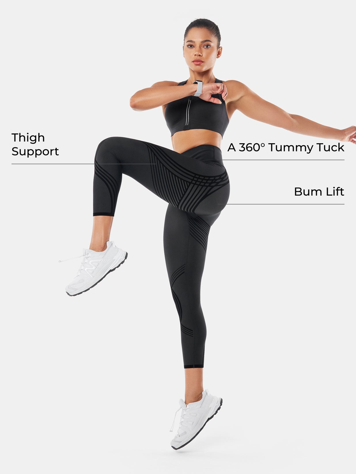 Body Sculpt 7/8 Leggings (Reversible Wear) (Edition 2)