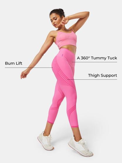 Body Sculpt 7/8 Leggings (Reversible Wear) (Edition 2)