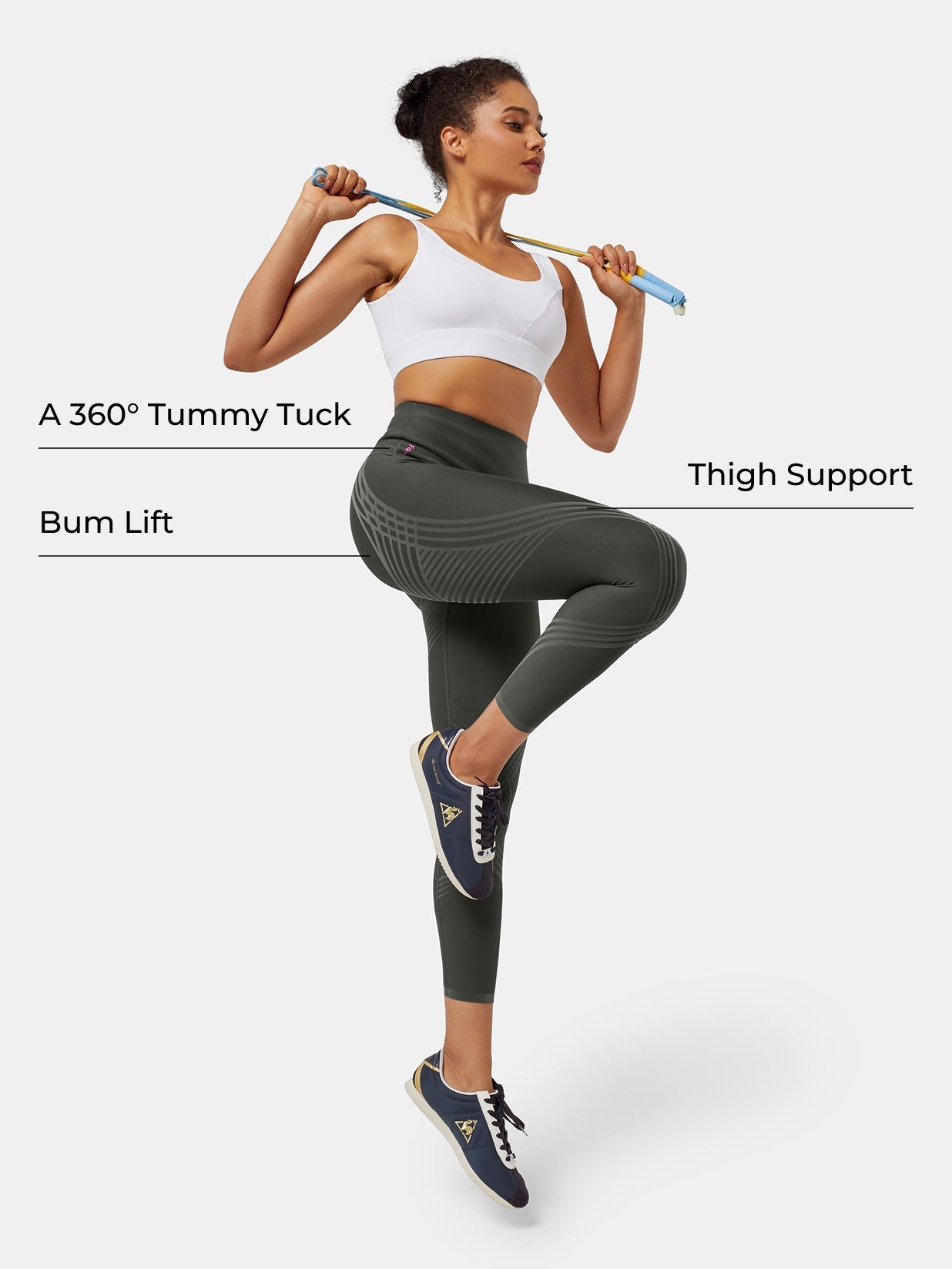 Body Sculpt 7/8 Leggings (Reversible Wear) (Edition 2)