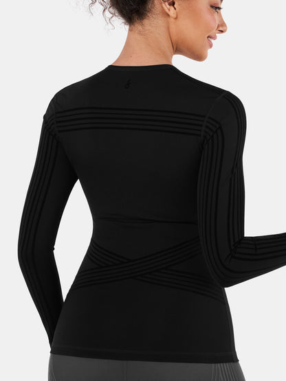 PowerBand Resistance Long Sleeve Top | Mova Studio