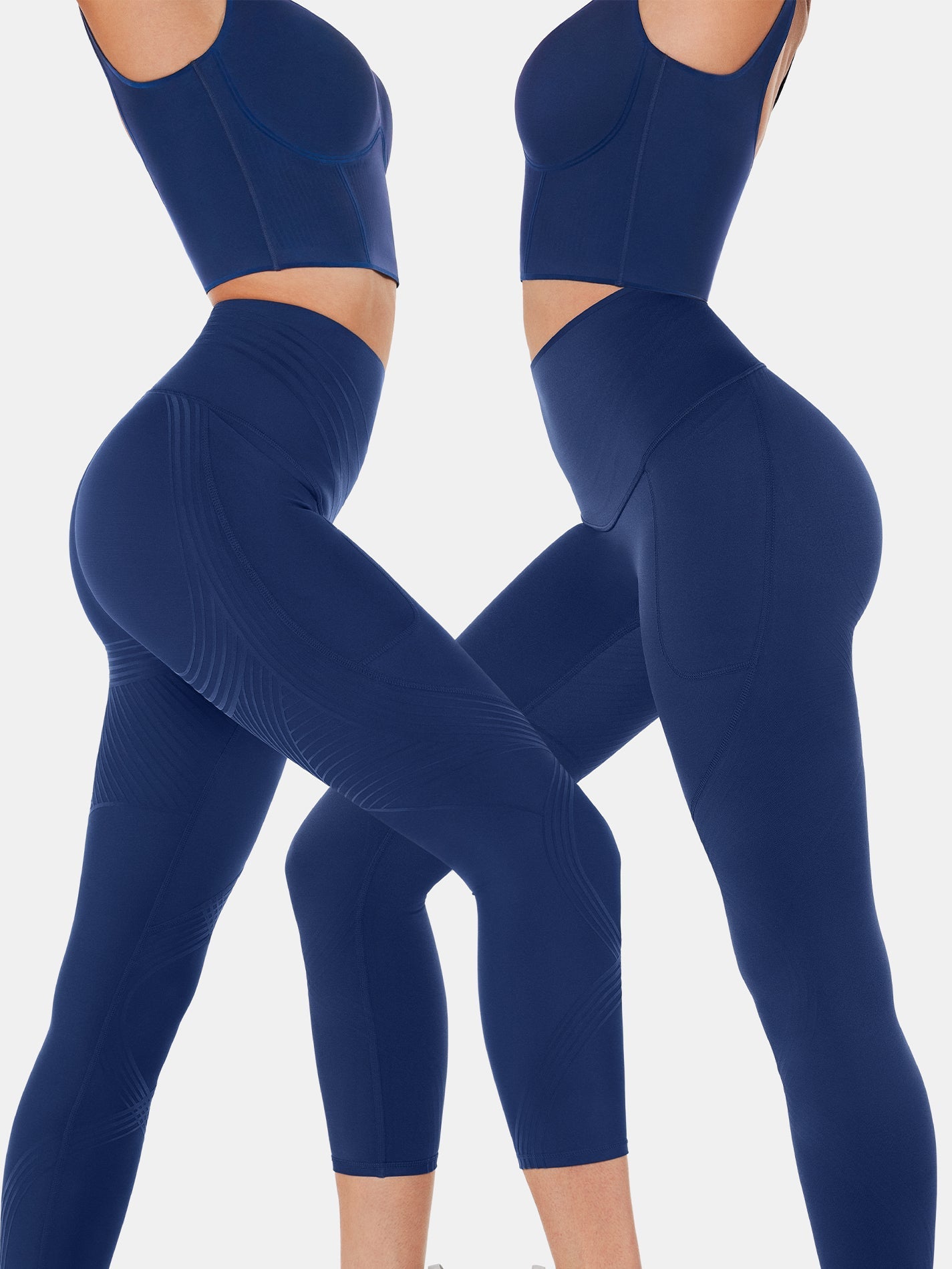 Body Sculpt Side Pocket 7/8 Leggings 2.0 (Reversible Wear)