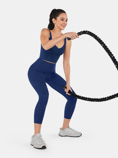 Body Sculpt Side Pocket 7/8 Leggings 2.0 (Reversible Wear)