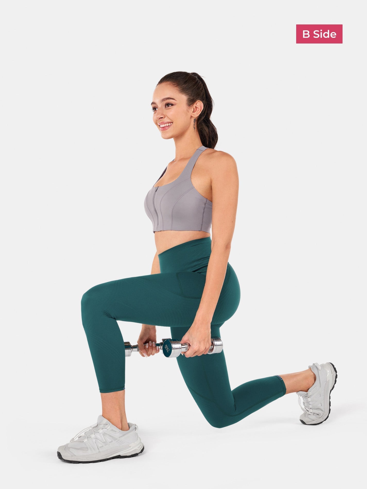 Body Sculpt Side Pocket 7/8 Leggings 2.0 (Reversible Wear) | Mova Studio