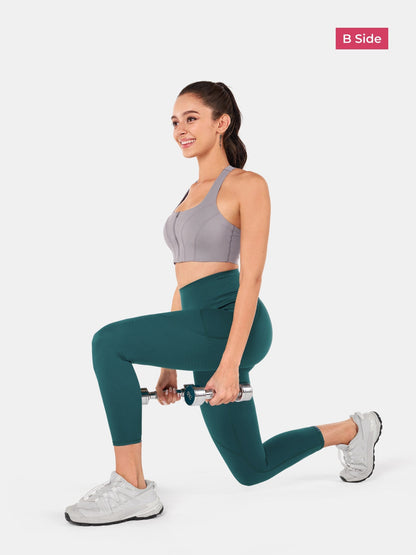 Body Sculpt Side Pocket 7/8 Leggings 2.0 (Reversible Wear) | Mova Studio