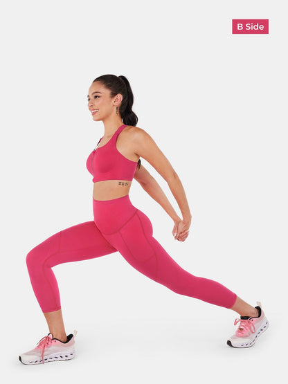 Body Sculpt Side Pocket 7/8 Leggings 2.0 (Reversible Wear)