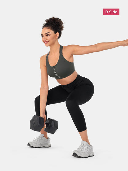 Body Sculpt Side Pocket 7/8 Leggings 2.0 (Reversible Wear)