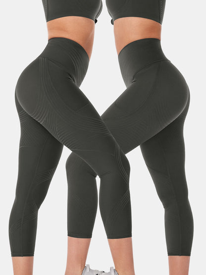 Body Sculpt Side Pocket 7/8 Leggings 2.0 (Reversible Wear) | Mova Studio