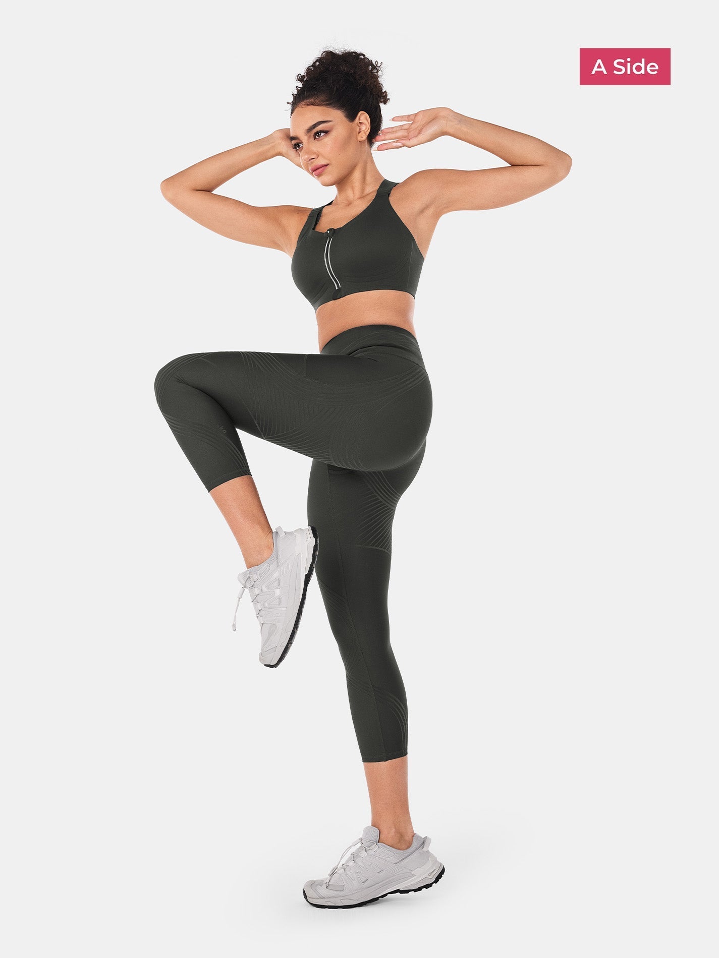 Body Sculpt Side Pocket 7/8 Leggings 2.0 (Reversible Wear) | Mova Studio