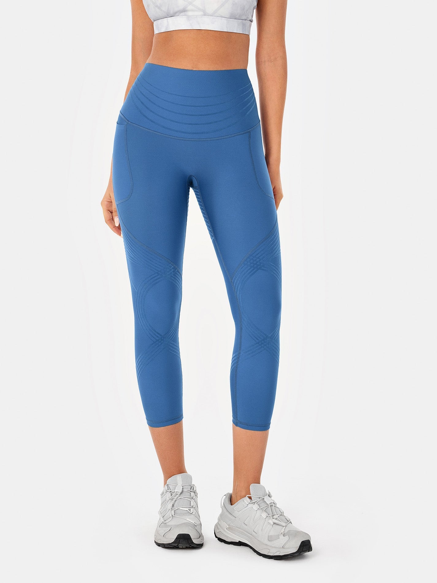 Body Sculpt Side Pocket 7/8 Leggings 2.0 (Reversible Wear) | Mova Studio