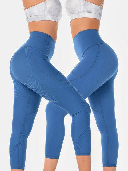 Body Sculpt Side Pocket 7/8 Leggings 2.0 (Reversible Wear) | Mova Studio