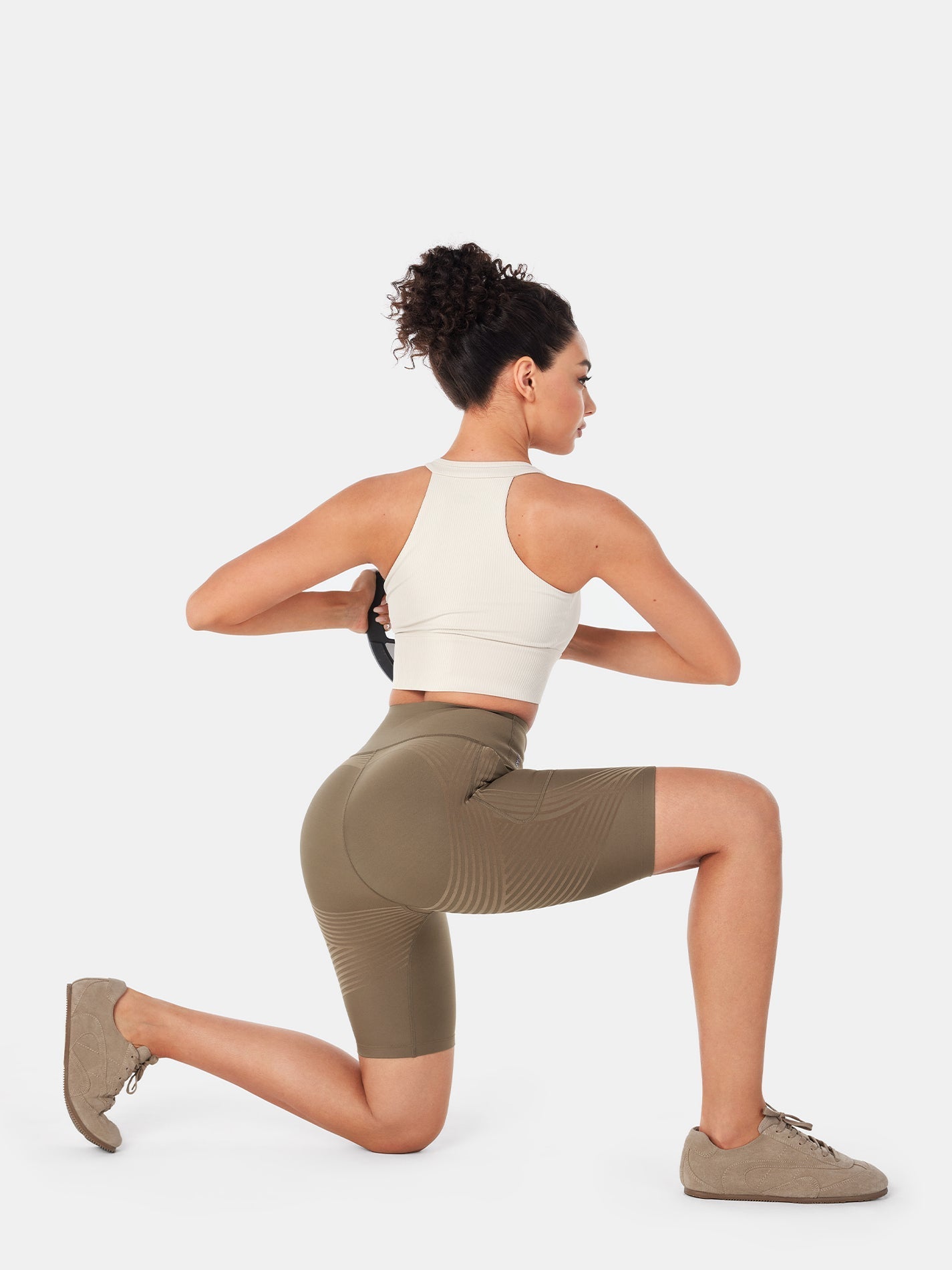 Body Sculpt Side Pocket 9" Biker Shorts (Reversible Wear) | Mova Studio