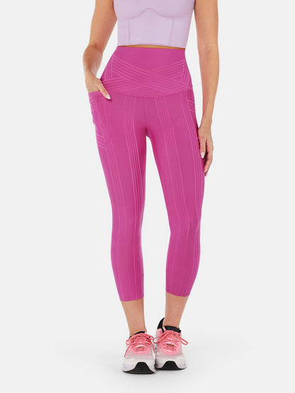 PowerBand Resistance 7/8 Leggings (Reversible Wear) | Mova Studio