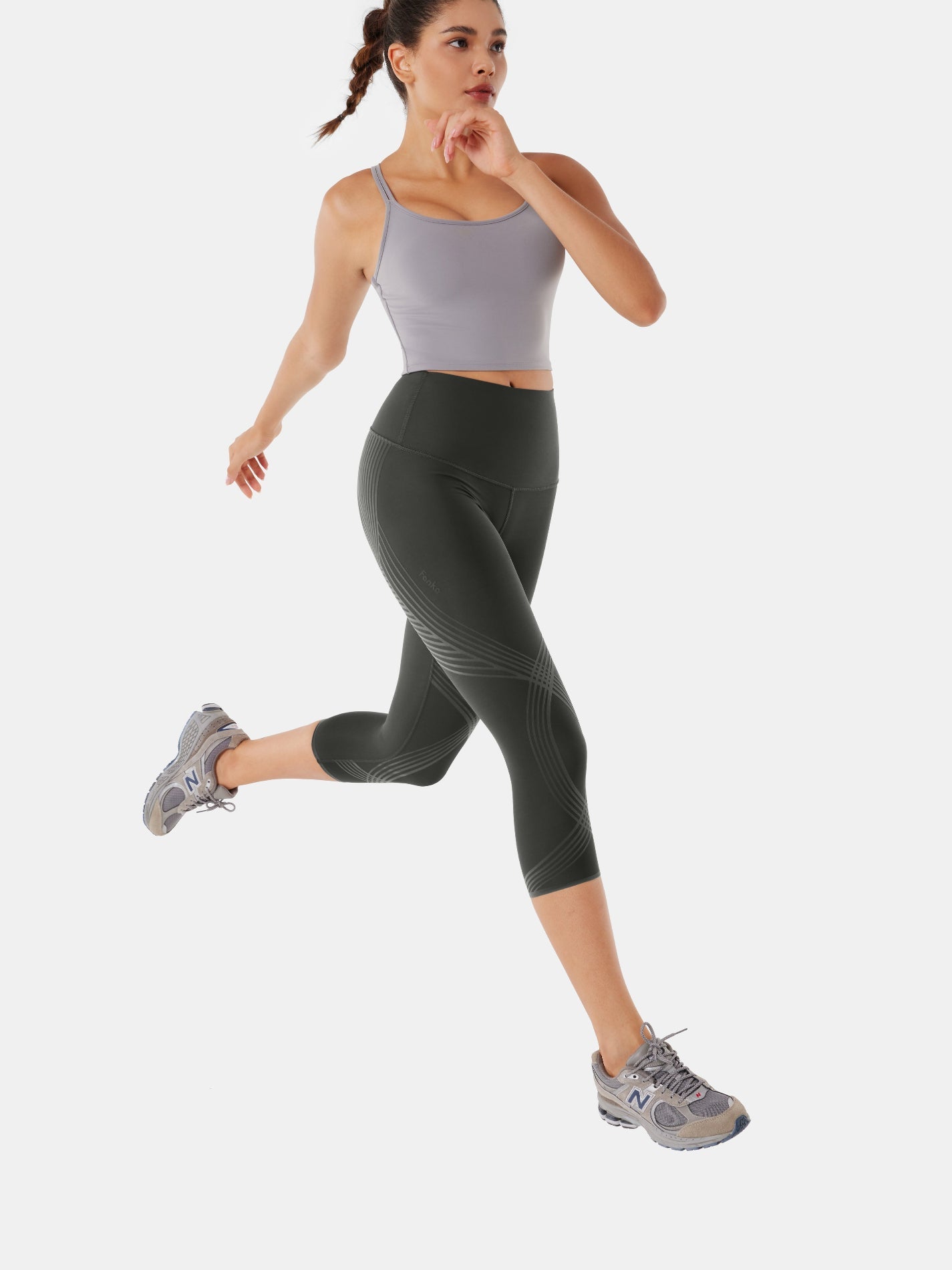 Body Sculpt Capri Leggings (Reversible Wear) | Mova Studio