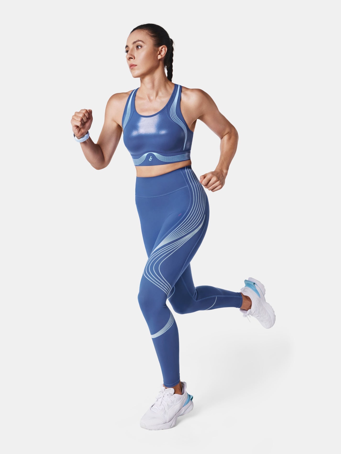 Body Sculpt Glossy Leather Sports Bra | Mova Studio