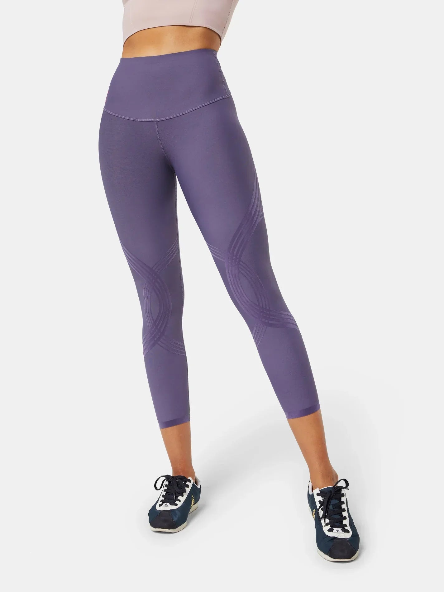 Body Sculpt 7/8 Leggings (Reversible Wear) | Mova Studio