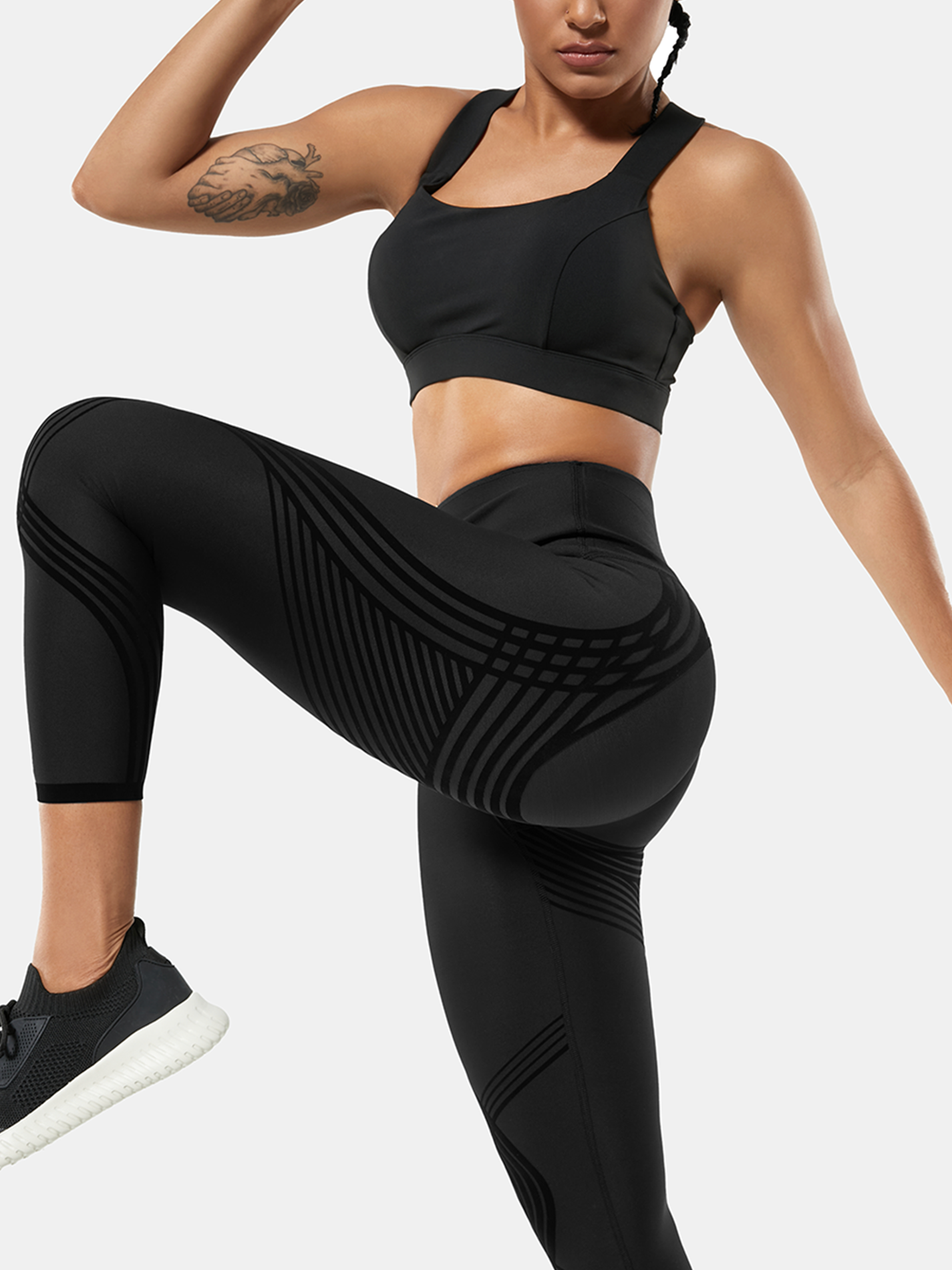 Body Sculpt 7/8 Leggings (Reversible Wear) (Edition 2) | Mova Studio