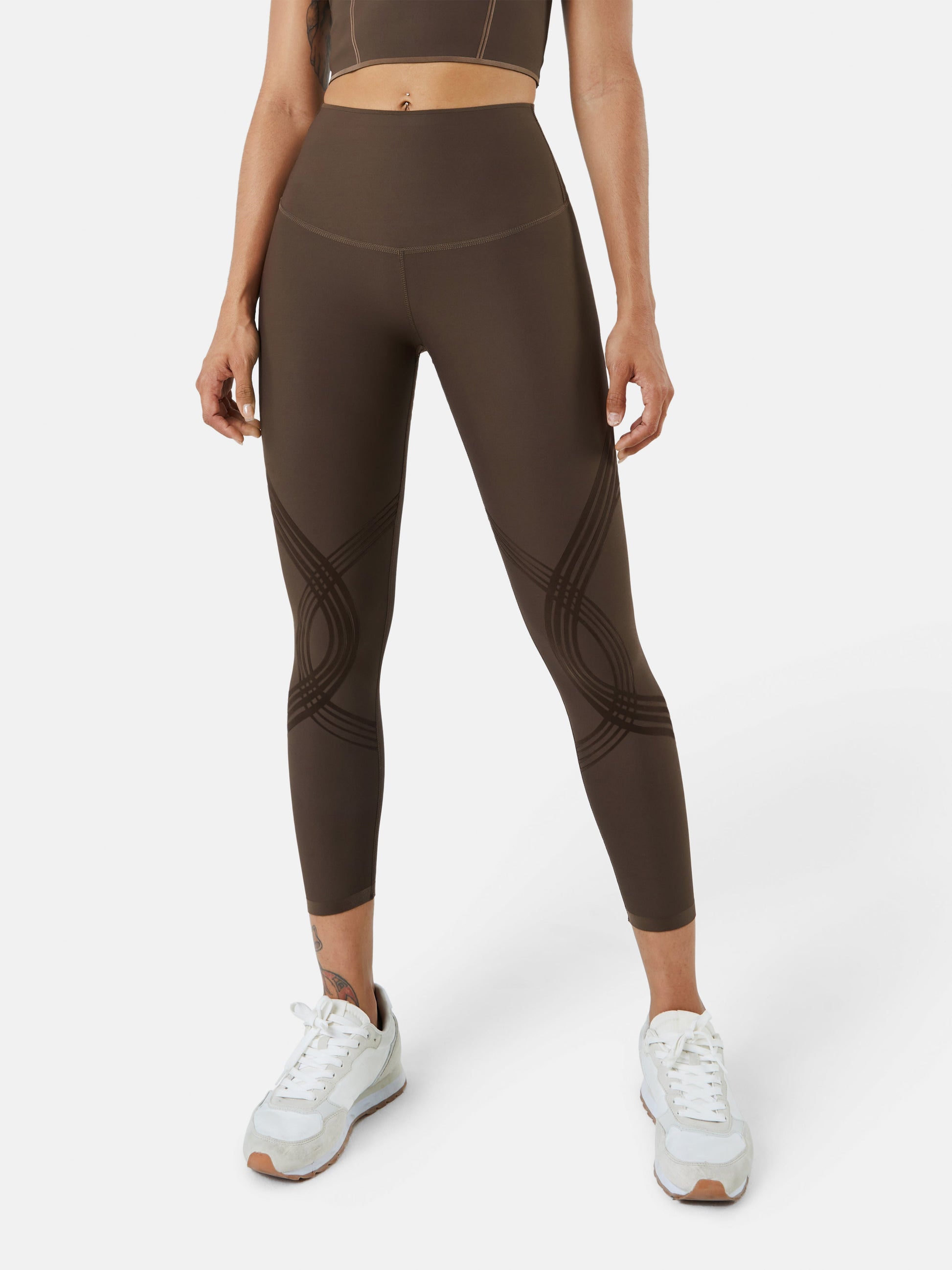 Body Sculpt 7/8 Leggings (Reversible Wear) | Mova Studio