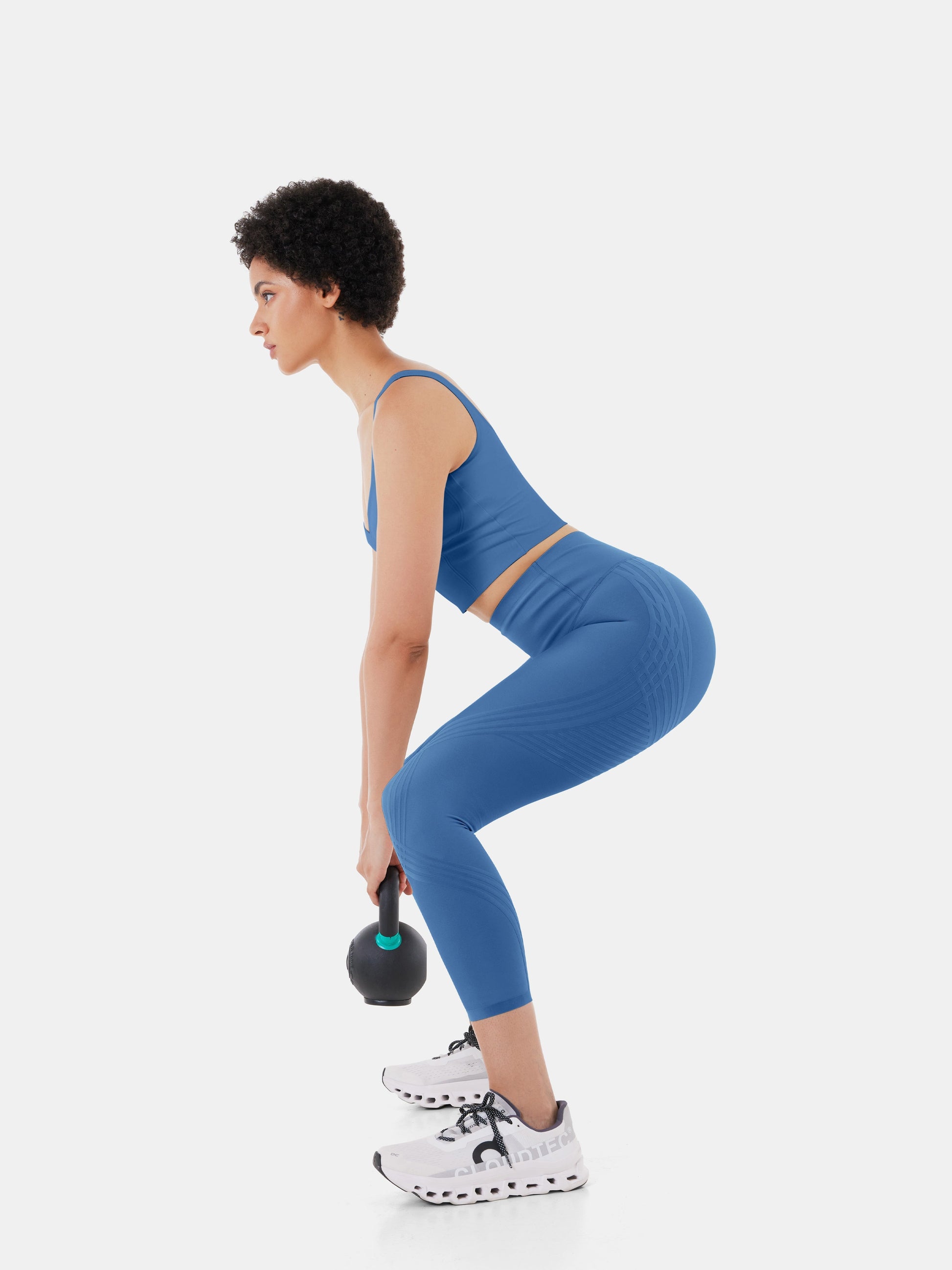Body Sculpt 7/8 Leggings (Reversible Wear) | Mova Studio