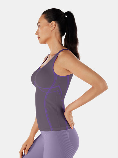 Body Sculpt Long Bra Tank | Mova Studio