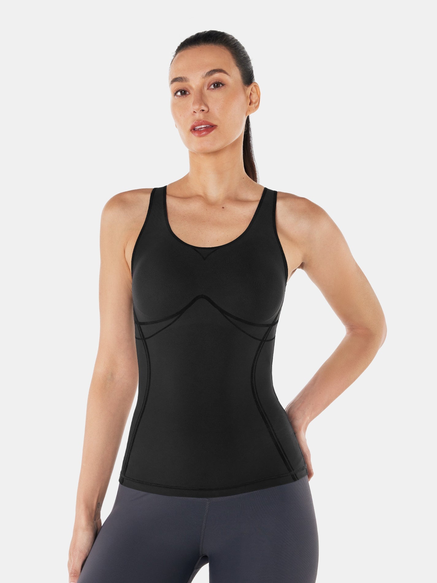 Body Sculpt Long Bra Tank | Mova Studio