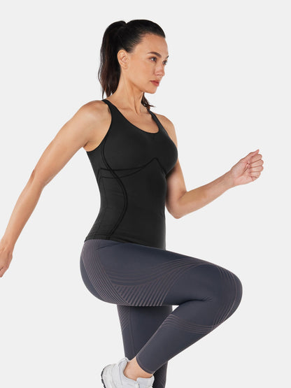 Body Sculpt Long Bra Tank | Mova Studio
