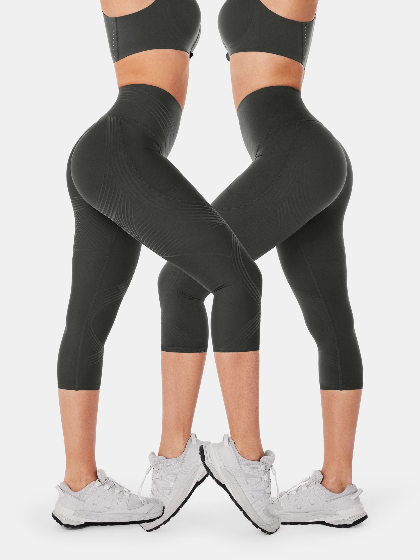 Body Sculpt Side Pocket Capri Leggings