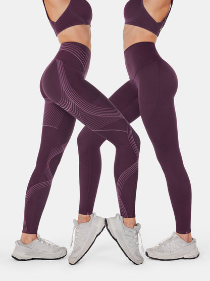 Body Sculpt Side Pocket Leggings 2.0 (Reversible Wear) | Mova Studio