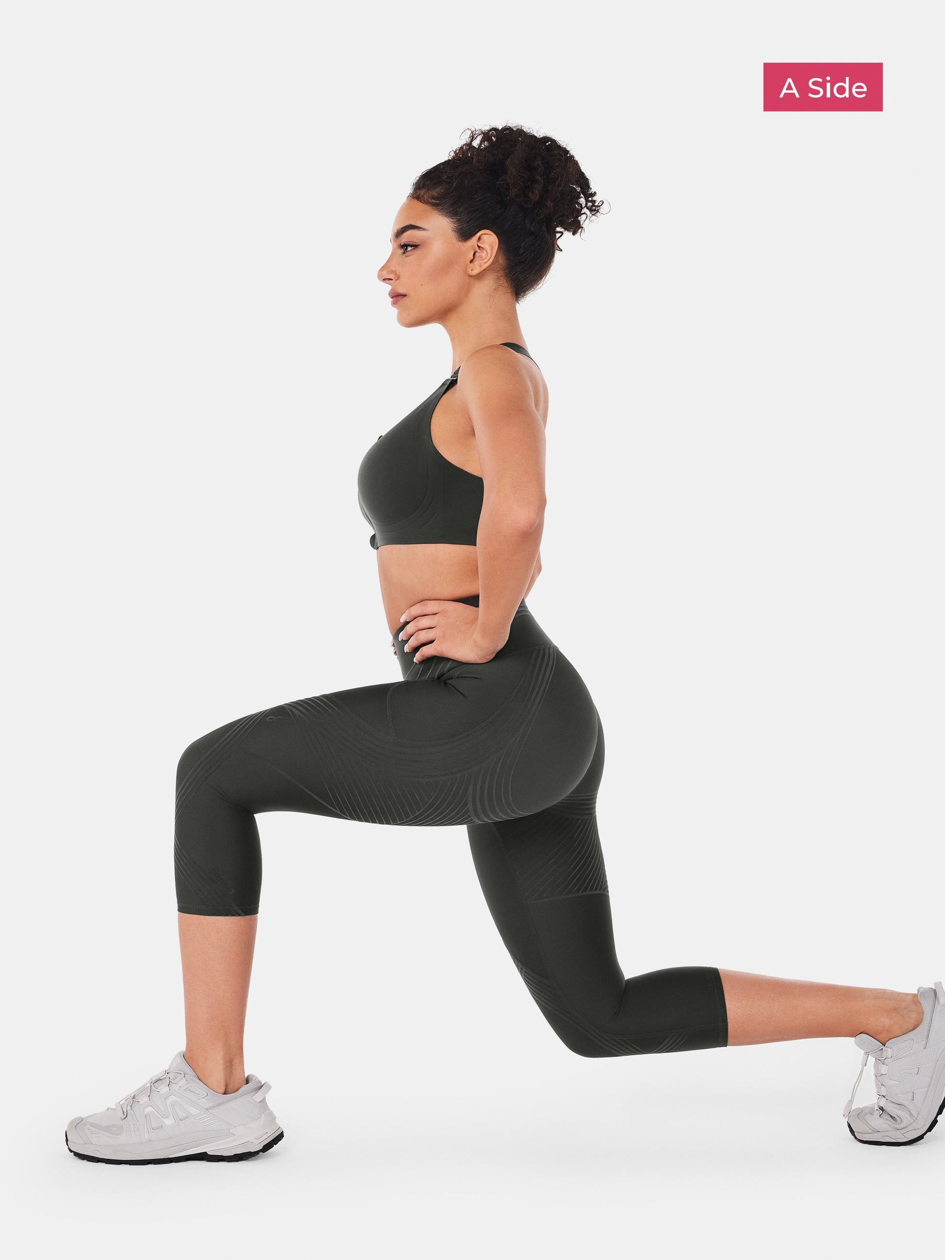 Body Sculpt Side Pocket Capri Leggings 2.0 (Reversible Wear) | Mova Studio