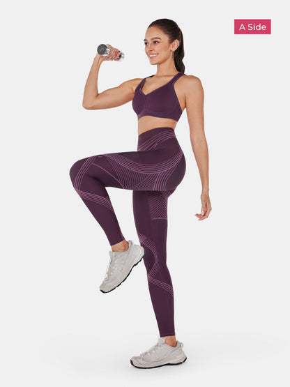 Body Sculpt Side Pocket Leggings 2.0 (Reversible Wear) | Mova Studio