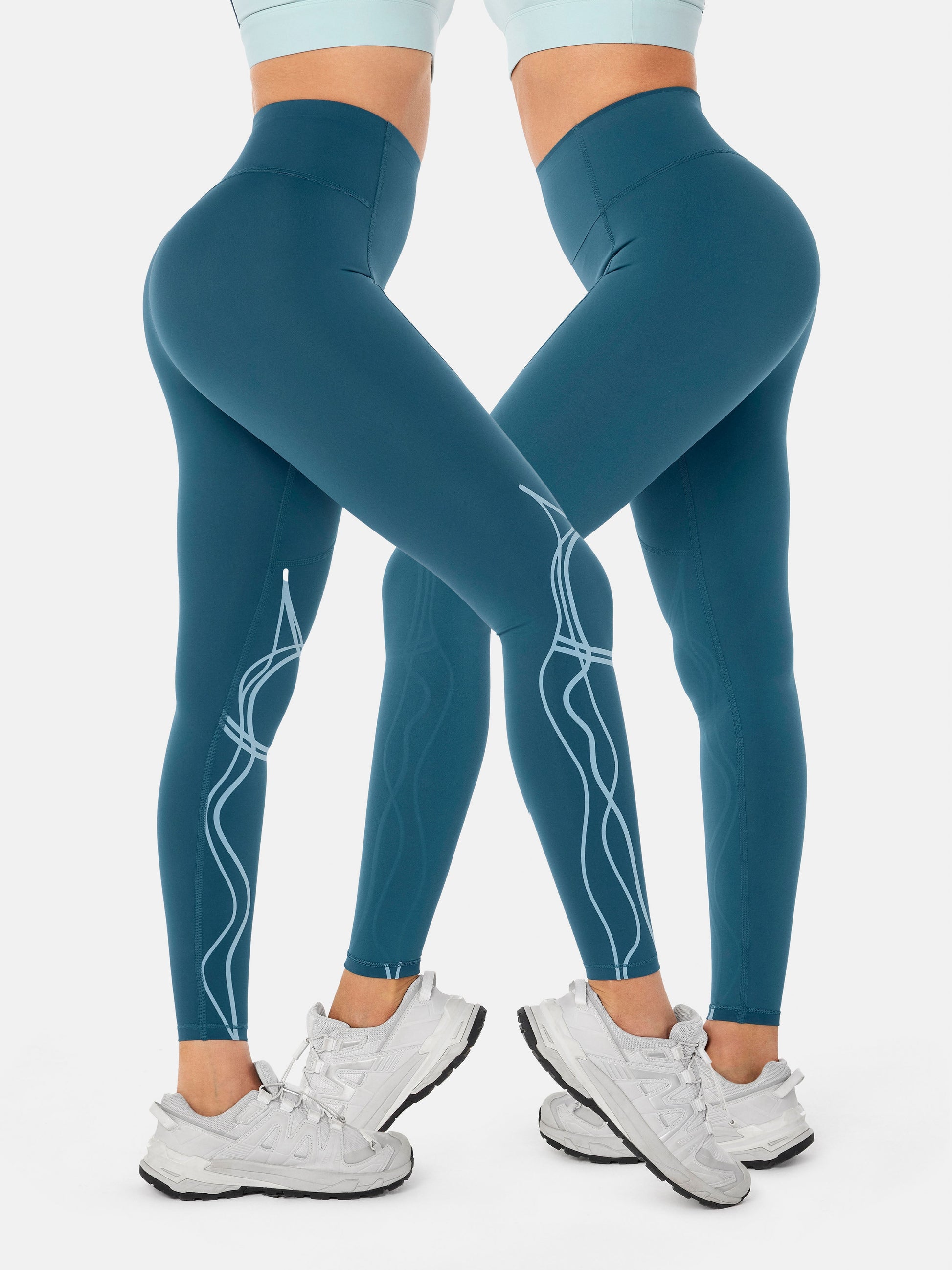 Body Sculpt Two Way Temp Leggings (Reversible Wear) | Mova Studio