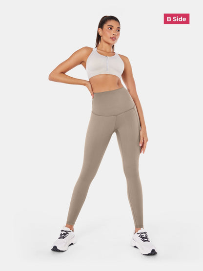 PowerBand Resistance Leggings (Reversible Wear) | Mova Studio