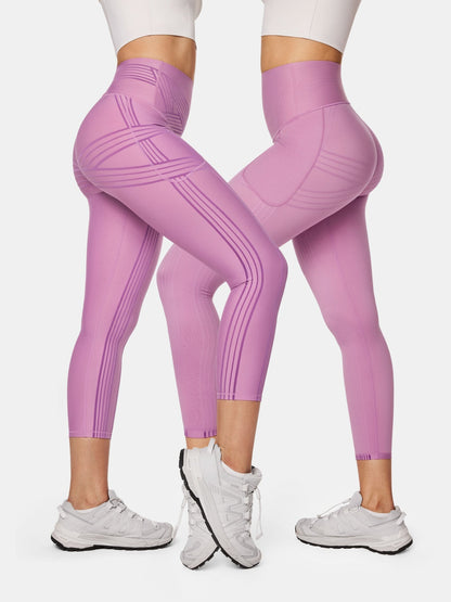 PowerBand Resistance 7/8 Leggings (Reversible Wear)