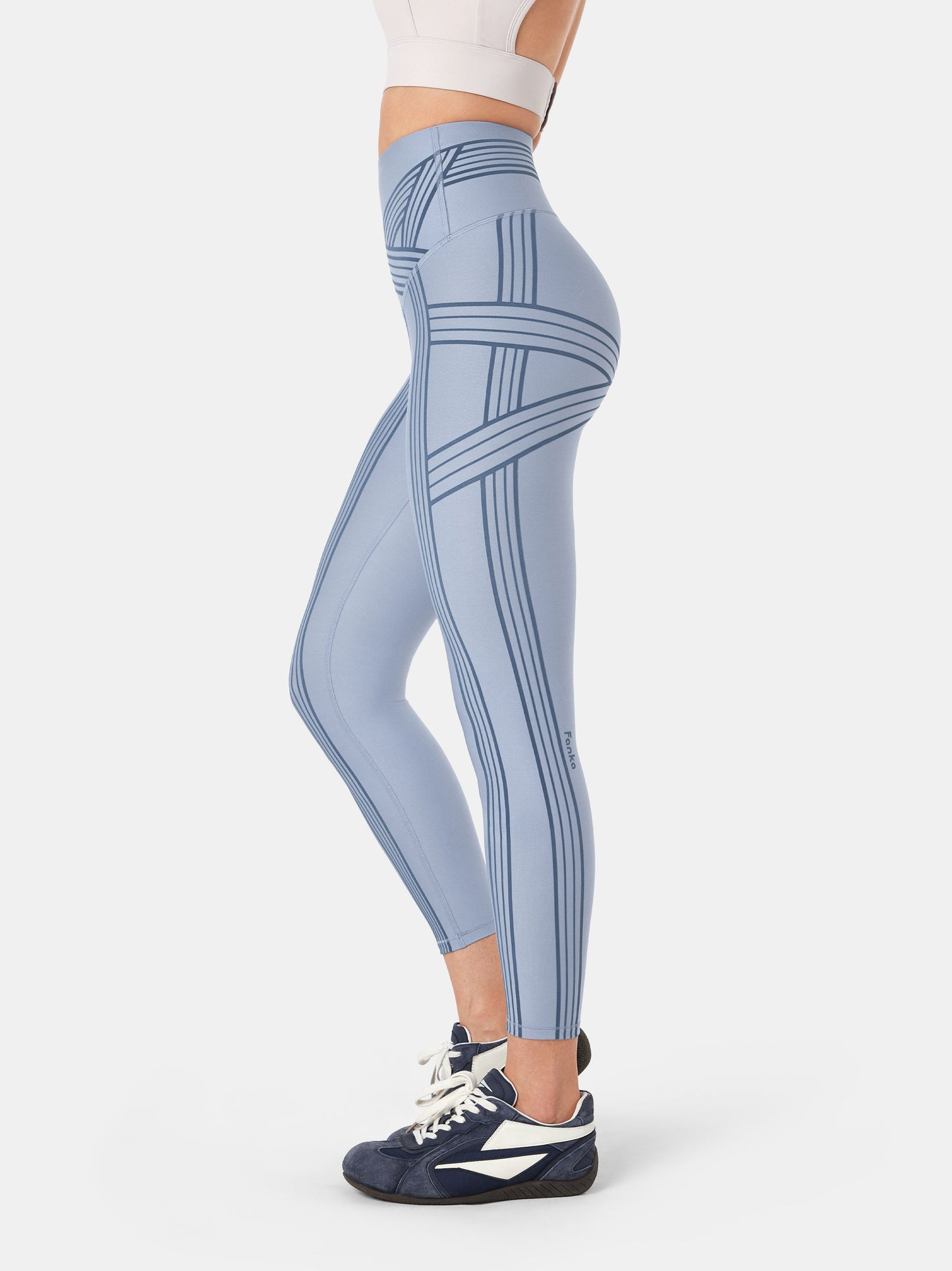 PowerBand Resistance 7/8 Leggings (Reversible Wear) | Mova Studio