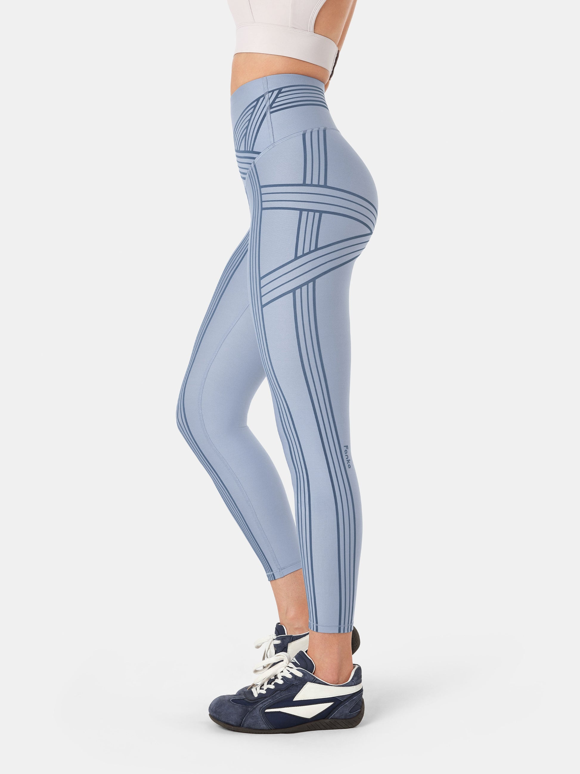 PowerBand Resistance 7/8 Leggings (Reversible Wear) | Mova Studio