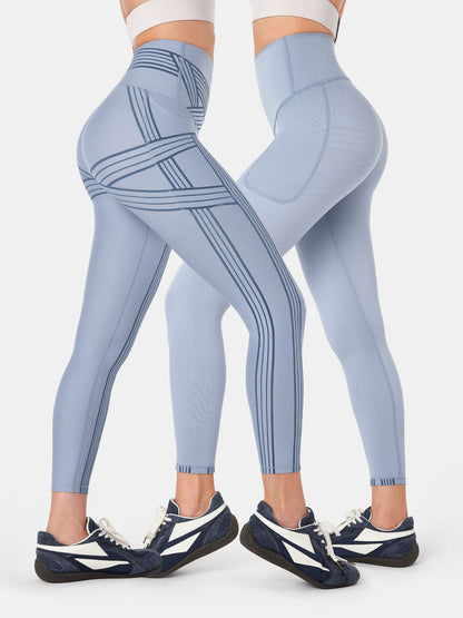 PowerBand Resistance 7/8 Leggings (Reversible Wear)