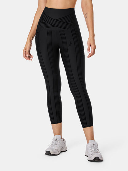 PowerBand Resistance 7/8 Leggings (Reversible Wear) | Mova Studio