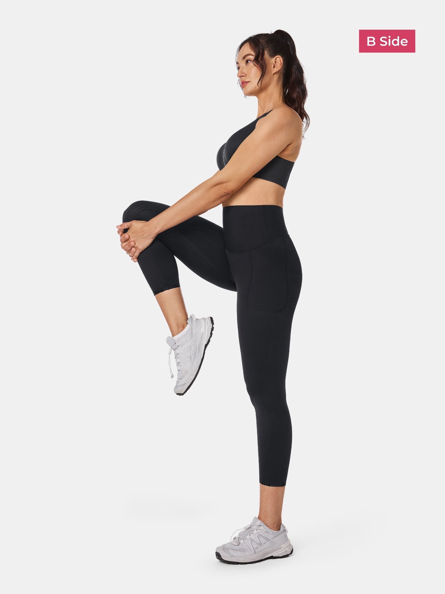 PowerBand Resistance 7/8 Leggings (Reversible Wear) | Mova Studio