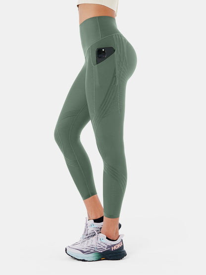 Body Sculpt Side Pocket 7/8 Leggings | Mova Studio