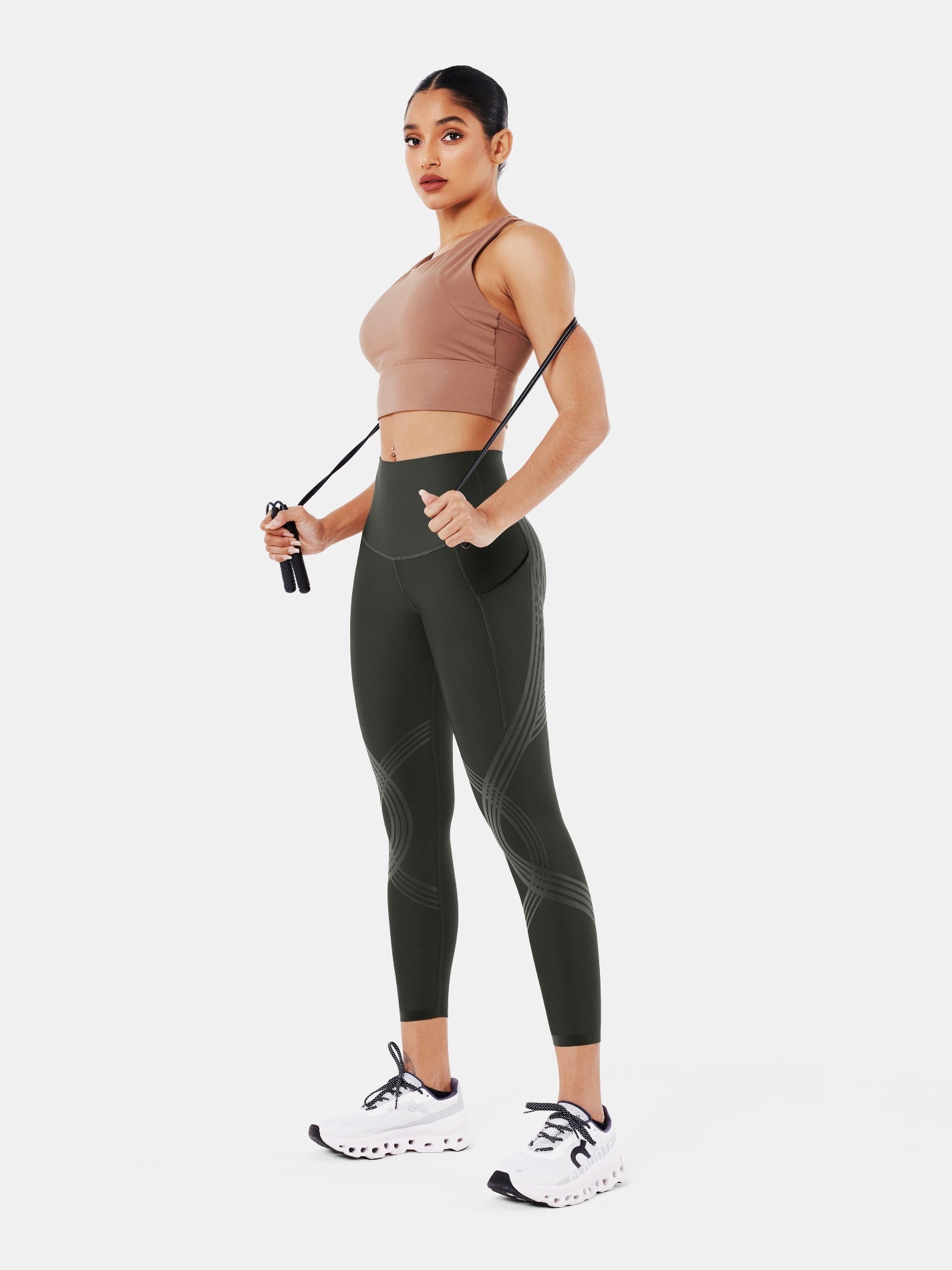 Body Sculpt Side Pocket 7/8 Leggings | Mova Studio