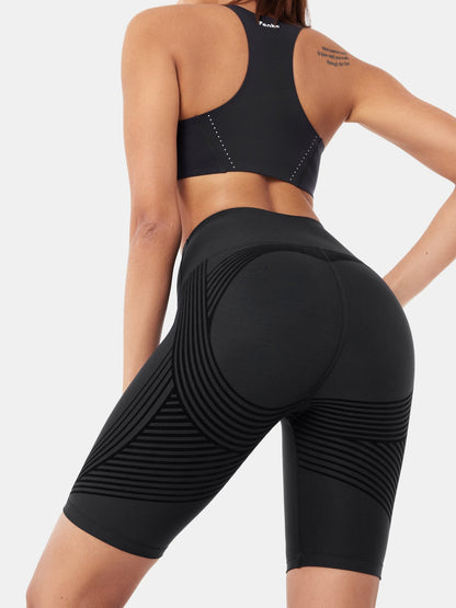 Body Sculpt Side Pocket 9" Biker Shorts (Reversible Wear)
