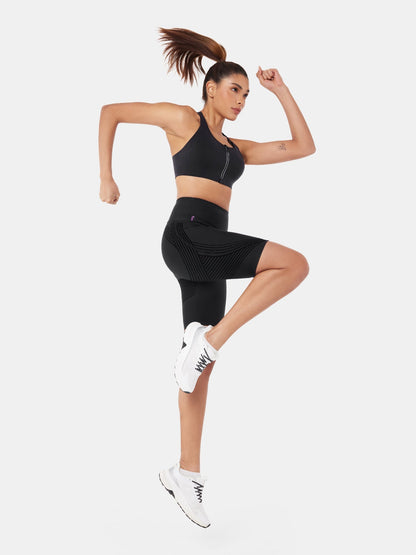 Body Sculpt Side Pocket 9" Biker Shorts (Reversible Wear) | Mova Studio