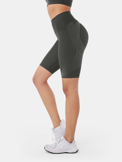 Body Sculpt Side Pocket 9" Biker Shorts (Reversible Wear) | Mova Studio