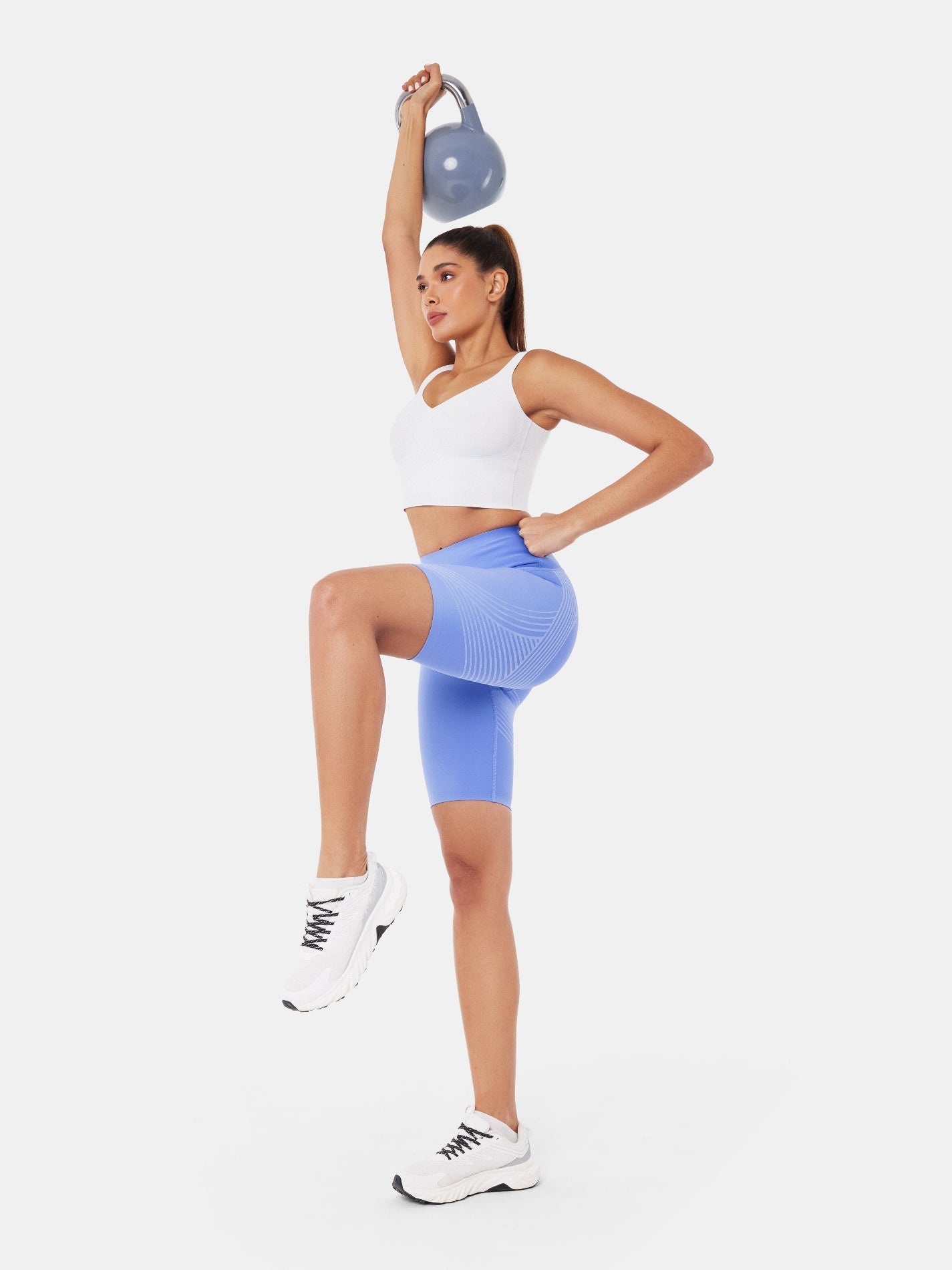 Body Sculpt Side Pocket 9" Biker Shorts (Reversible Wear) | Mova Studio