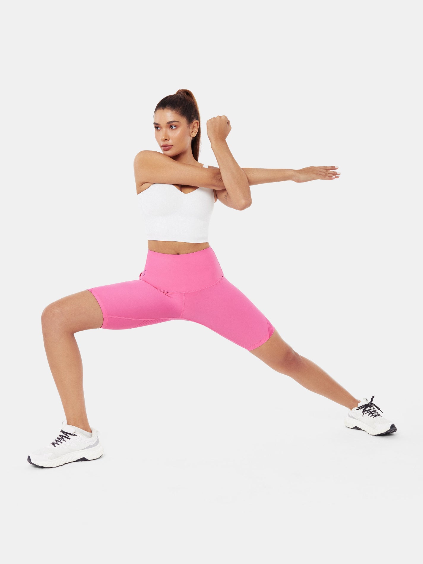 Body Sculpt Side Pocket 9" Biker Shorts (Reversible Wear) | Mova Studio
