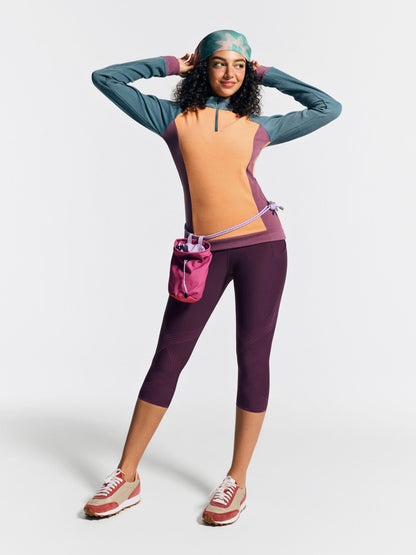 Body Sculpt Side Pocket Capri Leggings 2.0 (Reversible Wear) | Mova Studio