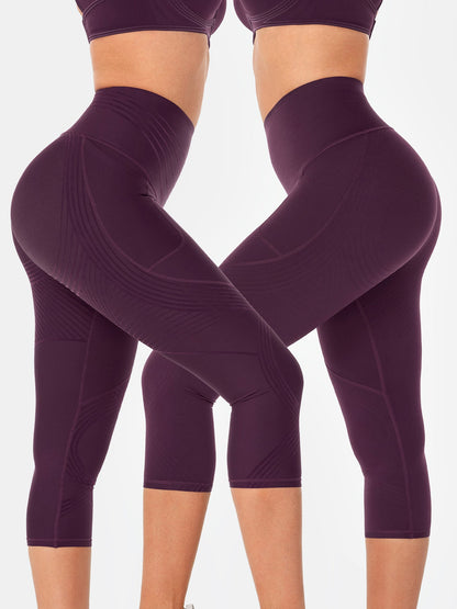 Body Sculpt Side Pocket Capri Leggings 2.0 (Reversible Wear)